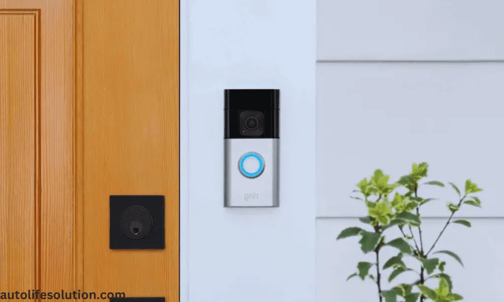 Securing Ring Doorbell with a wedge anchor for drill-free mounting on brick, offering stability and adaptability in installation