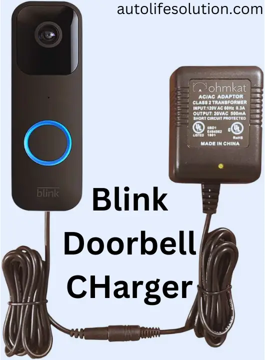 Image of a Blink Doorbell charger, a vital accessory for keeping your smart doorbell powered and ready for enhanced security features