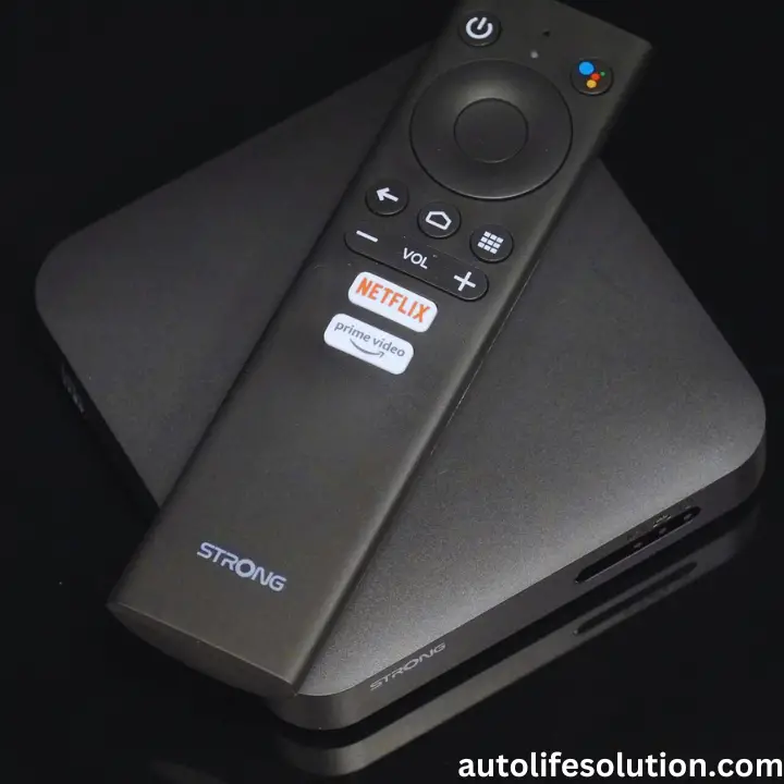 Roku streaming stick with a blinking white light, indicating a potential issue