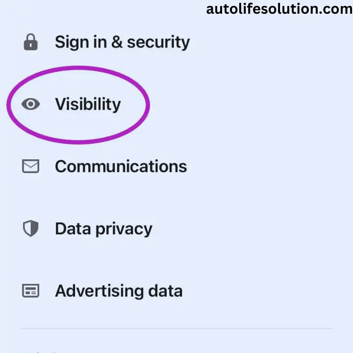 Screenshot of a mobile device showing the Instagram app with the 'Your Activity Status' option highlighted in the settings menu