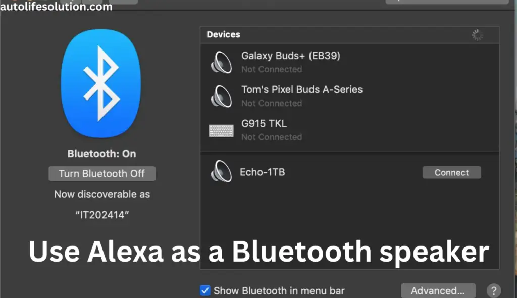 depicting the process of using Alexa as a Bluetooth speaker through a mobile hotspot