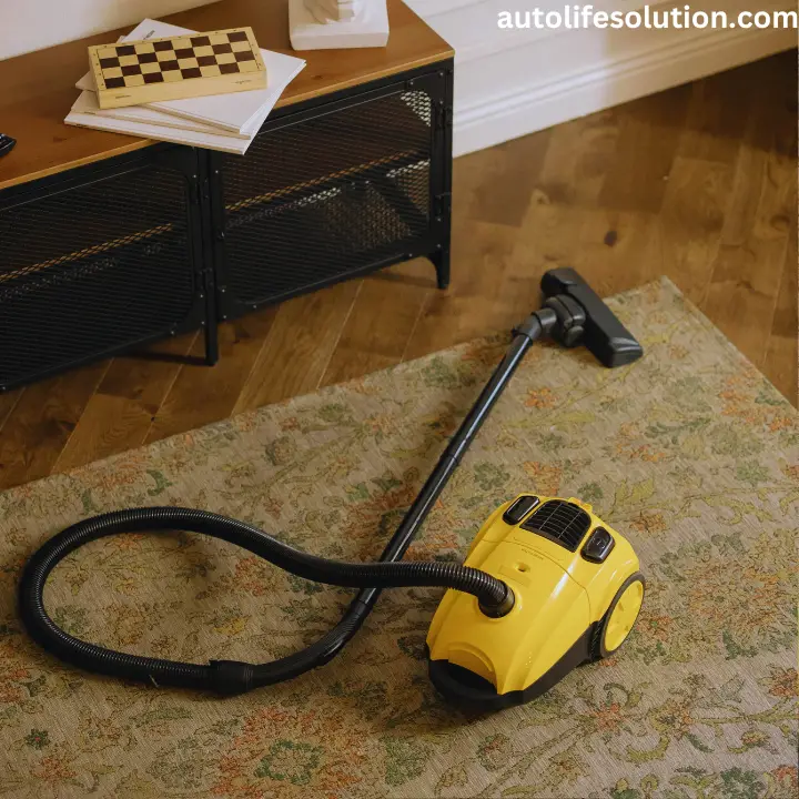 Wyze Vacuum cleaner alongside an Alexa device, indicating their compatibility. Text reads 'Overview of Wyze Vacuum and Alexa