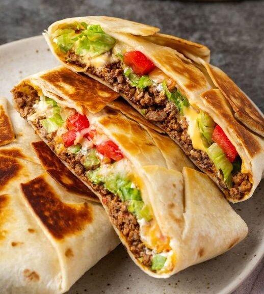 Nacho Cheese Beef Wrap